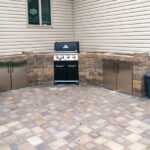 Paver Patio, Grill Station, Stairs, Lighting