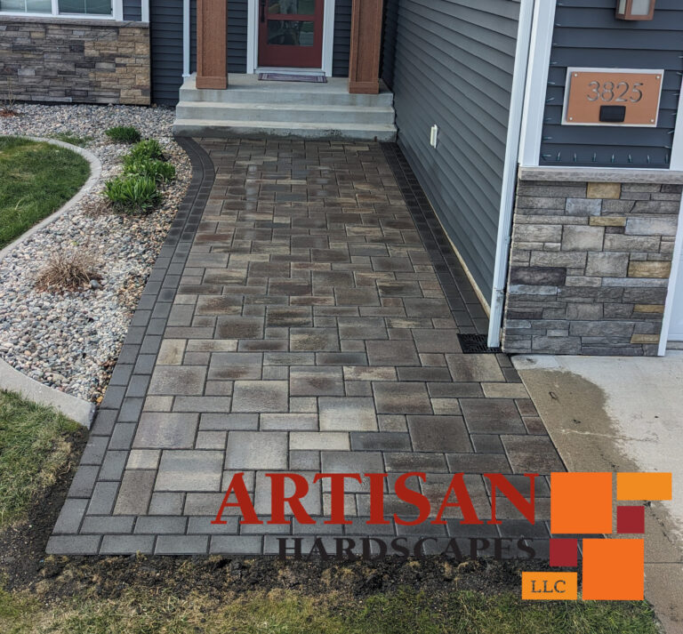 Moorhead paver walkway.