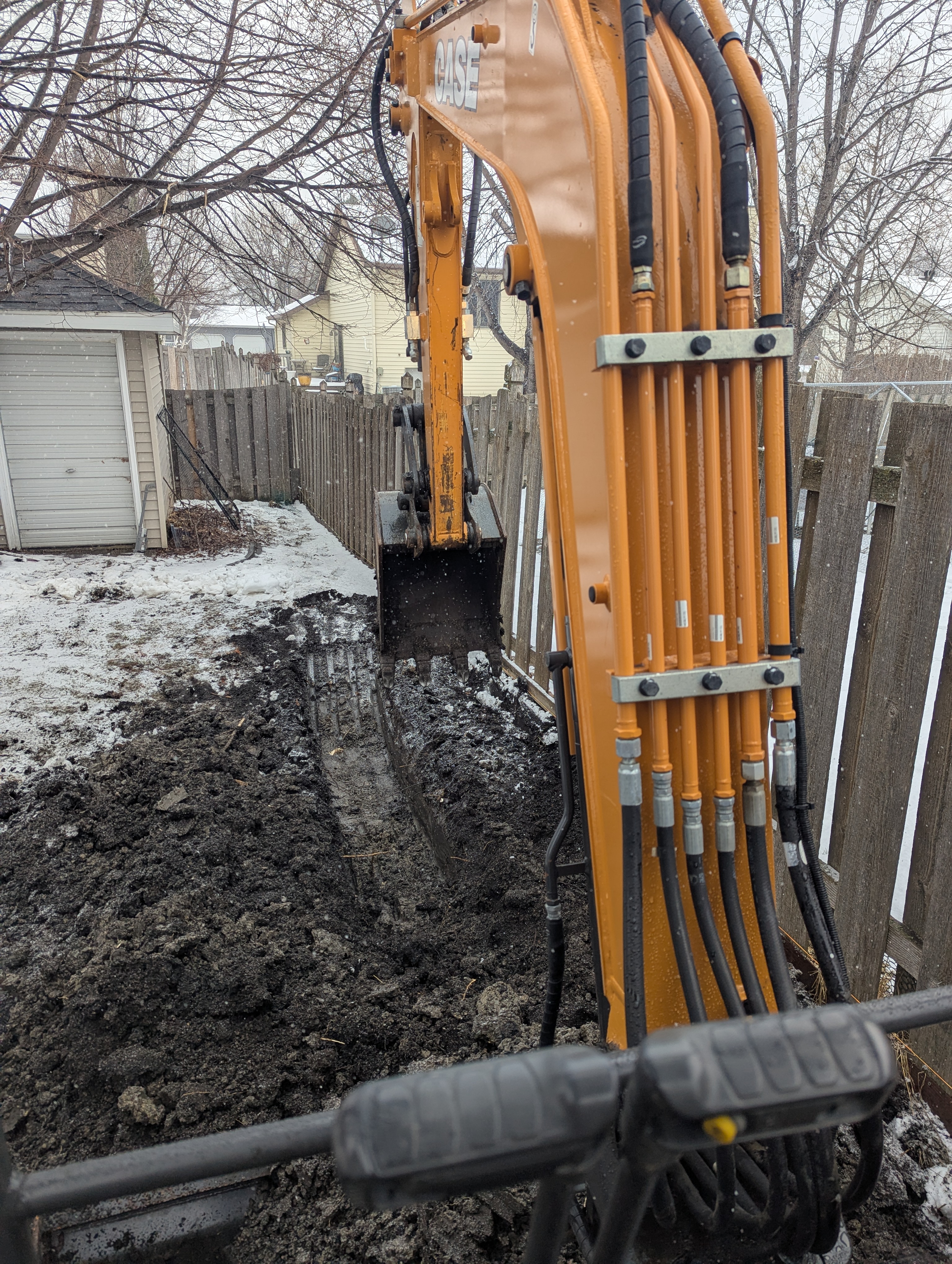 South Fargo Retaining Wall Excavation