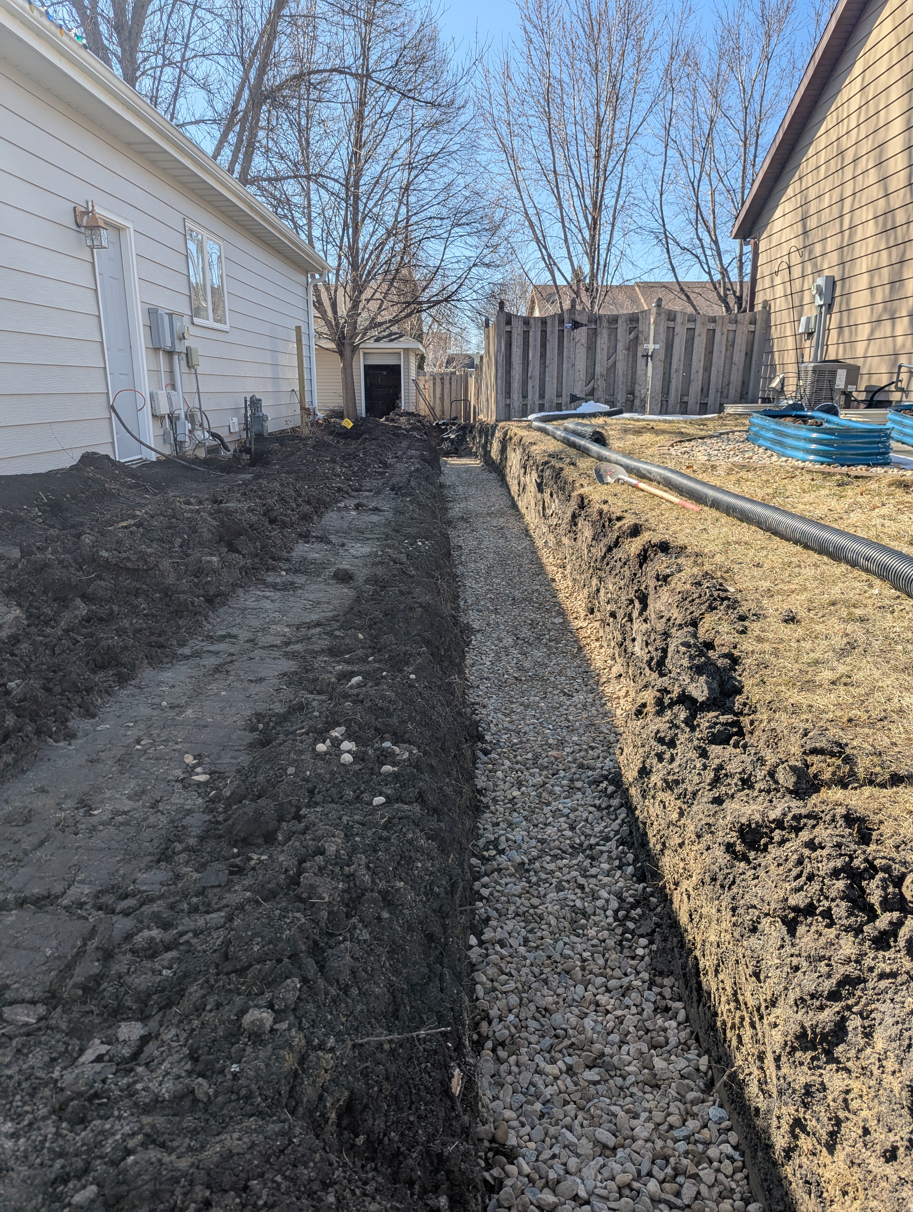 South Fargo Retaining Wall Excavation